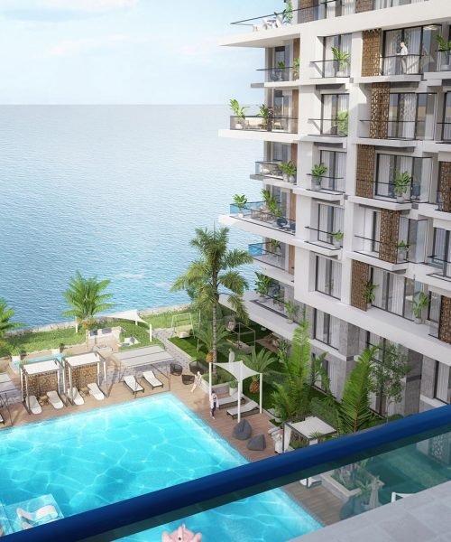 Bellevue residences pool ans sea view